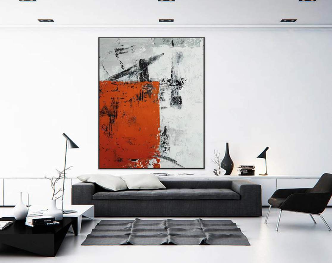 grey contemporary wall art